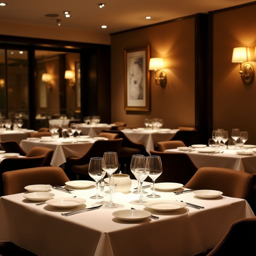 Restaurant gastronomique d'hôtel